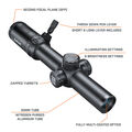 AR Optics&reg; 1-6x24 Illuminated Riflescope